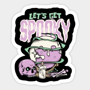 Let's Get Spooky: Embrace the Halloween Fright Sticker